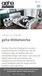 Mobile Screenshot of geha-moebel.de